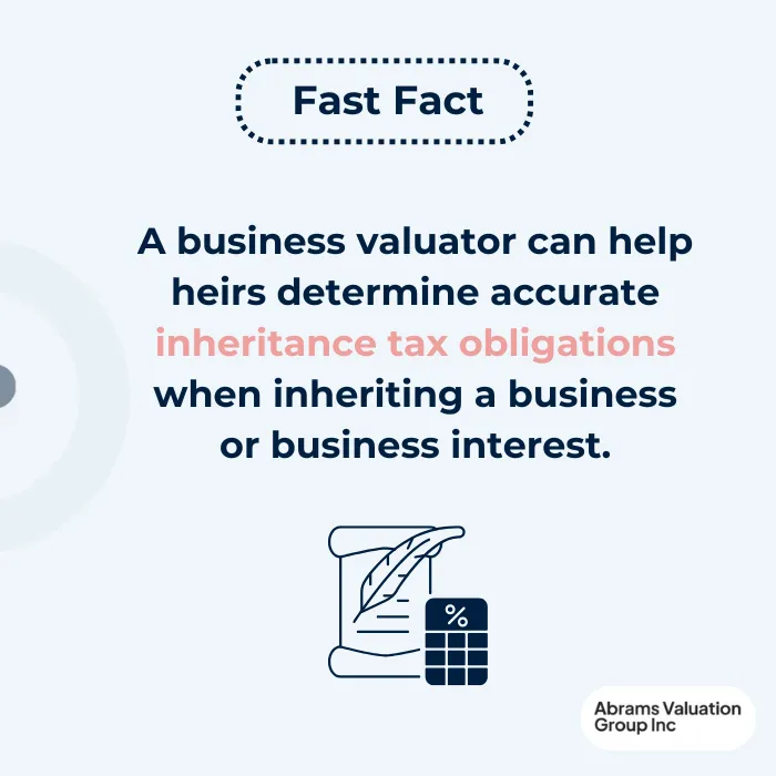 Business Valuator Inheritance Tax AVGI