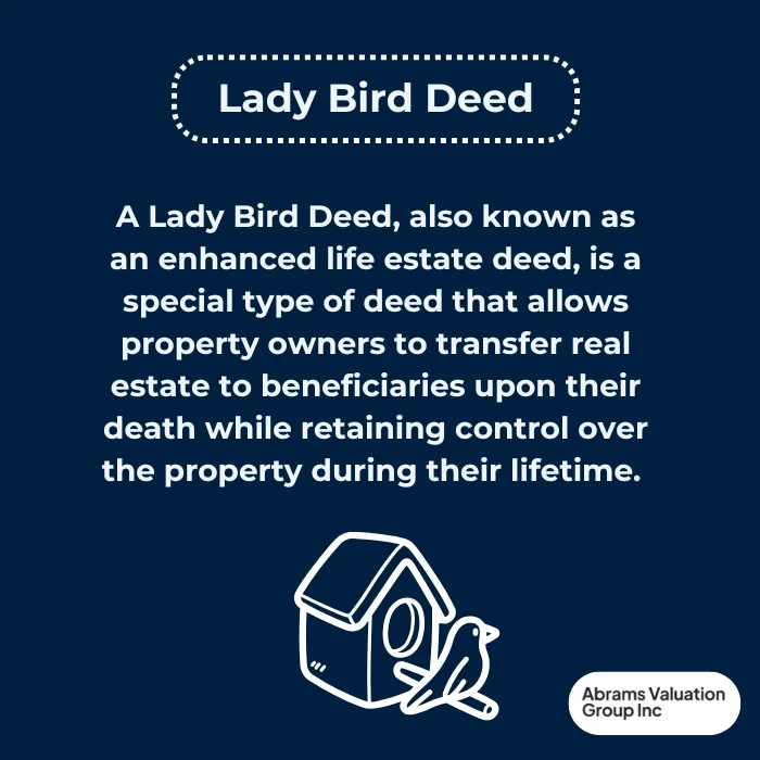 how long do you have to transfer property after death Lady Birt Definition AVGI