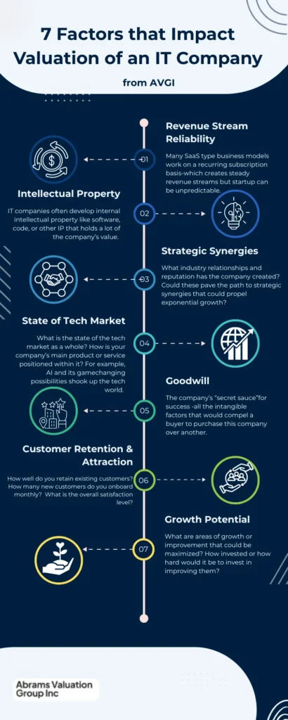 Valuation of IT Company infographic AVGI