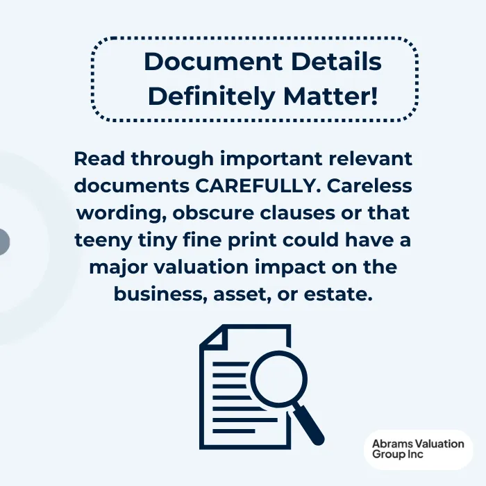 business valuation concepts document AVGI