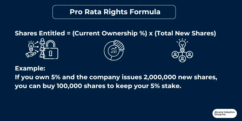 pro rata rights founder formula AVGI